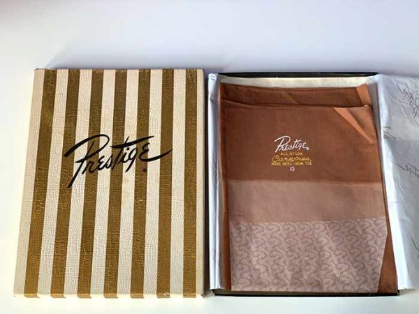 Carmencita Nylons Old Textured Stockings