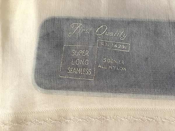 Alberts Tall Gal 104 cm Vintage US Nylonstrümpfe Nahtlos 10,5 XXL