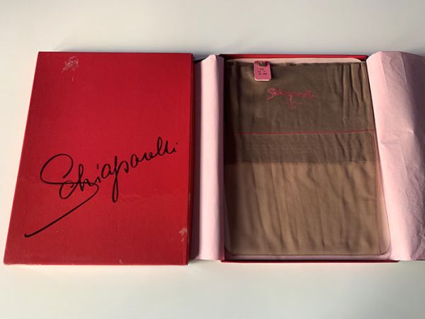 Schiaparelli Vintage US Nahtnylonstrümpfe Nylons 10,5 Lang