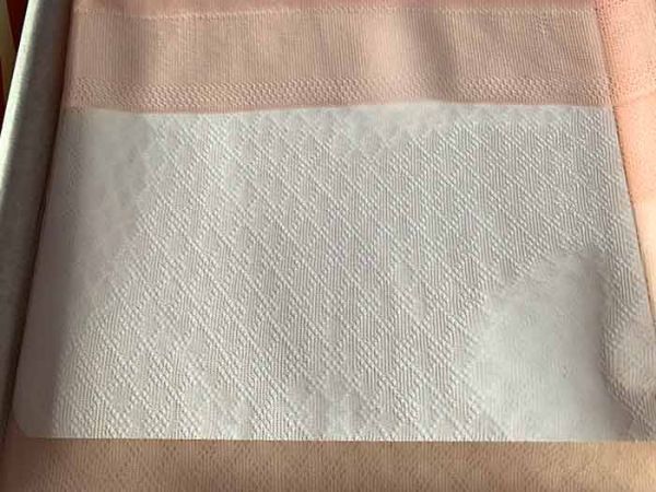 Triumph Pink Diamant Muster Vintage Nylonstrümpfe 9,5 M/L