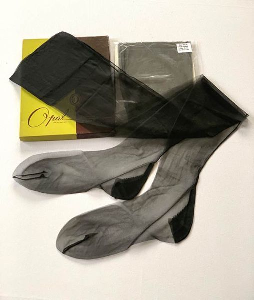 Opal Vintage Nahtnylonstrümpfe Ohne Spitze Nylons US 10,5 XL