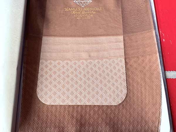 Van Raalte Muster Vintage Nylonstrümpfe Nylons US 10,5 Medium