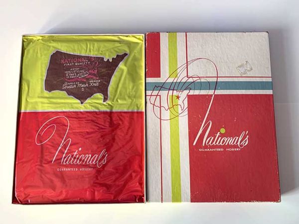 Nationals alte US-Nylonstrümpfe Gr. 10 XL