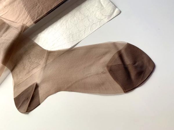 Phantom edele Vintage Nylonstrümpfe RHT Nylons US 9,5 M