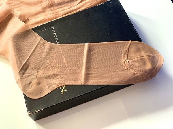 Cannon edele Vintage Nylonstrümpfe RHT Nylons US 10,5 Lang