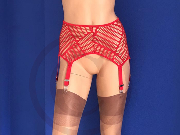 Net Garter Belt With 6 Garters