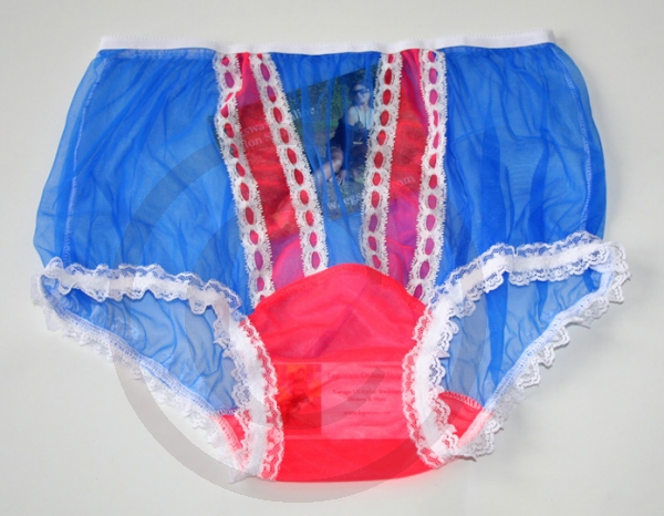 Retro Style Sissi Royal Nylon Panty Large