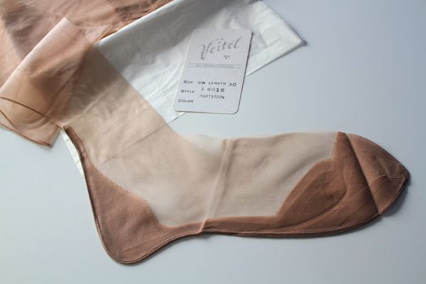 Veitel Luxus Vintage Nahtnylonstrümpfe Nahtnylons US 9,5
