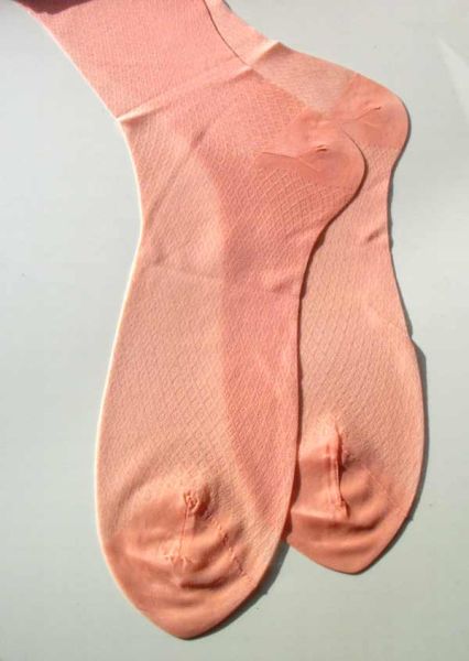 Alberts Muster US Nylon Strümpfe US 10,5 Pink