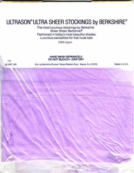 Berkshire US Nylons Sandalfoot Lila Gr. 10 L