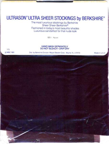 Berkshire US Nylons Sandalfoot Cranberry Gr. 11