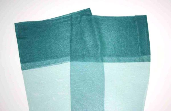 Grüne Barefoot Vintage US Nylonstrümpfe Gr. 10,5