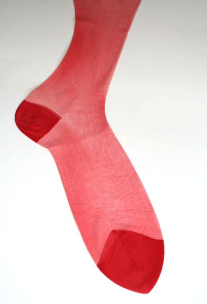 Kay King alte rote sexy US Nylons Strümpfe Gr. 11 L