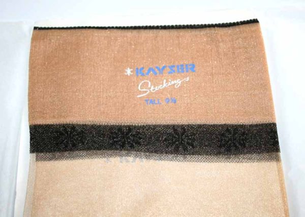 Kayser Vintage Gold Glänzende US Nylons 9,5 Tall