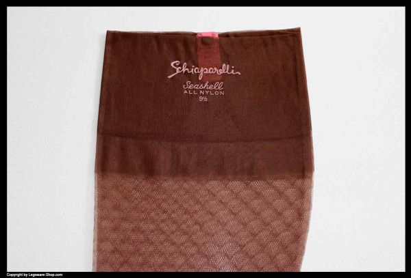 Schiaparelli Muster US Nylonstrümpfe Gr 9,5
