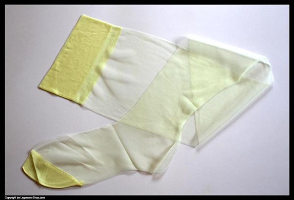 Vintage Gelbe US Nylons Strümpfe