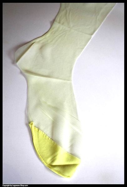 Vintage Gelbe US Nylons Strümpfe