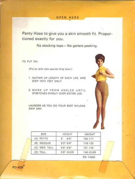 Alte US Vintage Nylonstrumpfhose Gr. M