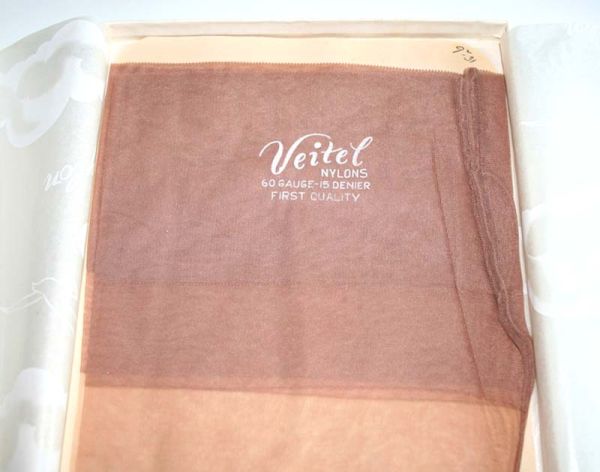 Veitel 155 FF US Naht Nylonstrümpfe Gr. 9,5 M