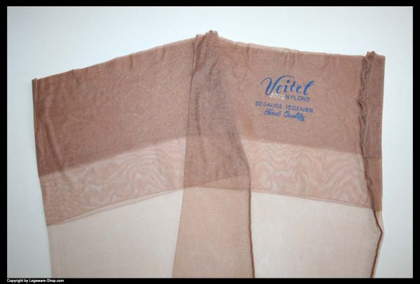 Veitel Vintage US Nahtnylonstrümpfe Gr. 10