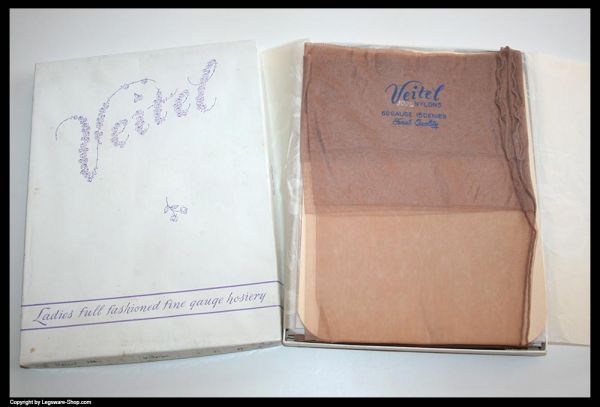 Veitel Vintage US Nahtnylonstrümpfe Gr. 10