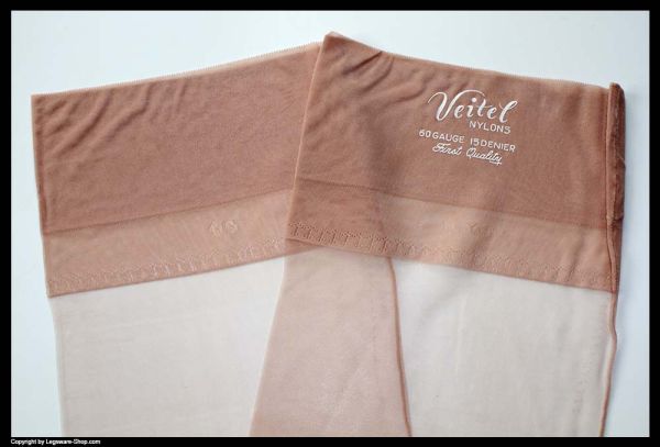 Veitel Vintage US Nahtnylonstrümpfe Gr. 9,5