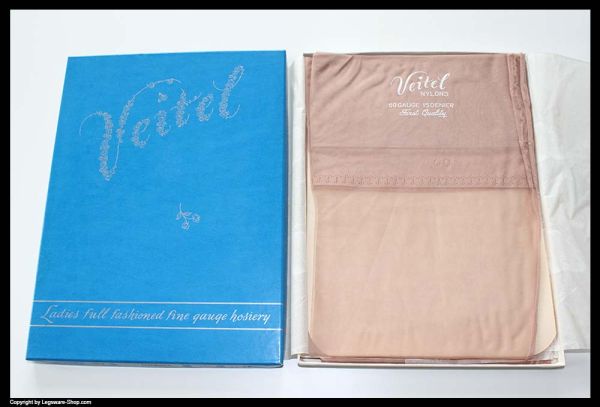Veitel Vintage US Nahtnylonstrümpfe Gr. 9,5