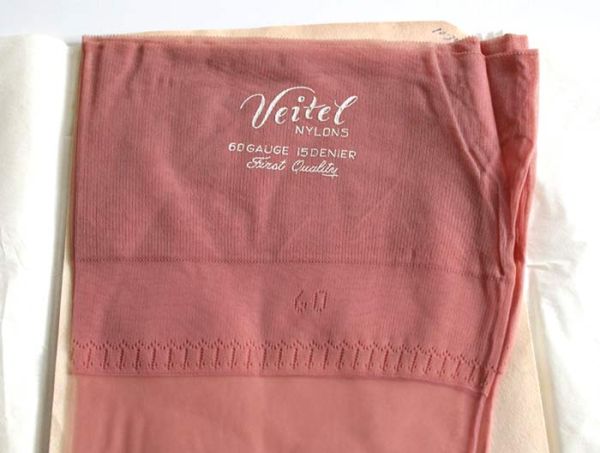 Veitel 6015 Vintage US Nahtnylonstrümpfe Nahtnylons 10