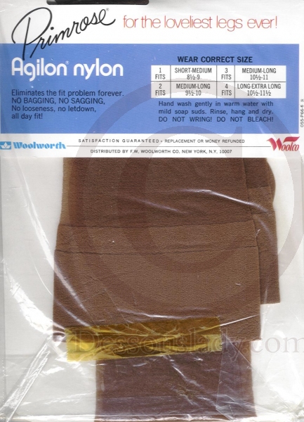 Agilon Hosiery alte US-Nylonstrümpfe 9,5-10