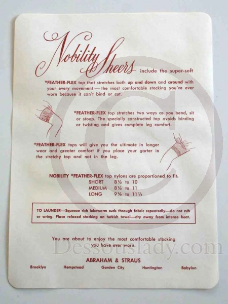 AS Nobility Vintage US Nylons