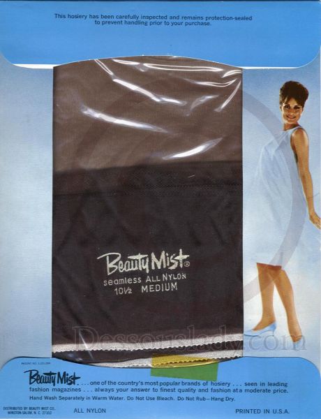 Beauty Mist old Nylons US Stockings US 10,5 M