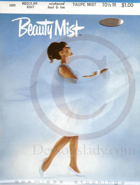 Beauty Mist old Nylons US Stockings US 10,5 M