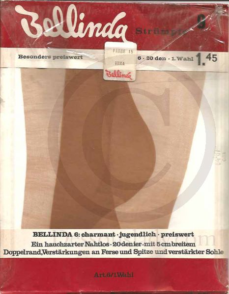 Bellinda alter 87 cm RHT Damenstrumpf Nylons 9 XXL