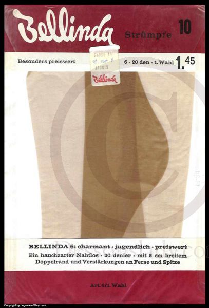 Bellinda Vintage RHT Damenstrumpf Gr. 10 XL