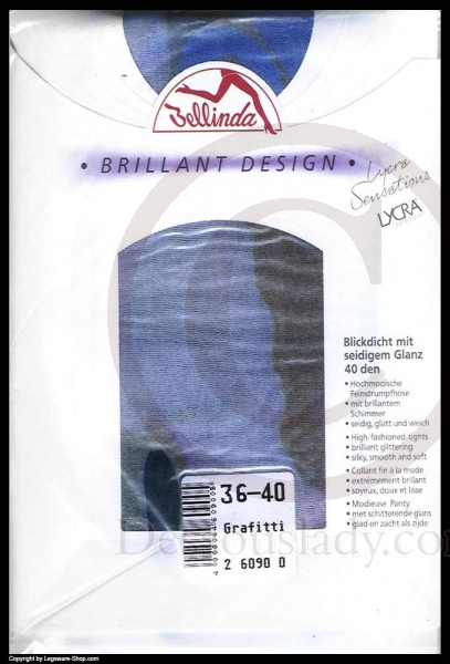Bellinda Strumpfhose Flower Hippi Farben