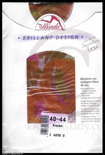 Bellinda Strumpfhose Flower Hippi Farben
