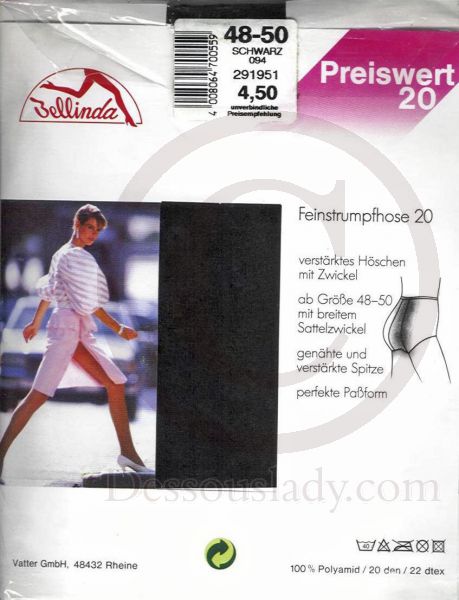 Bellinda Feinstrumpfhose 20 Größe 48-50