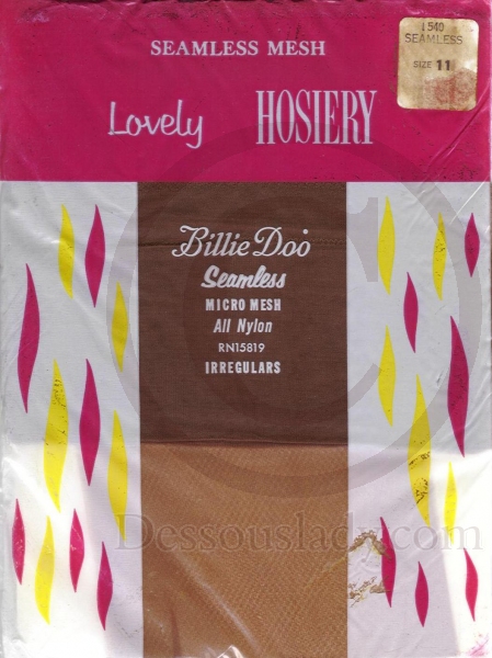 Billie Doo alte US Nylons Strümpfe Gr. 11 XL
