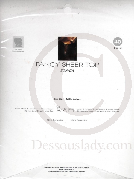 Caffarena 238 Sonata Transparentes Nylon Top