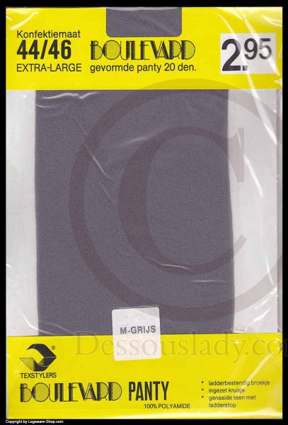 Vintage Boulevard Panty Hose Tights Grey