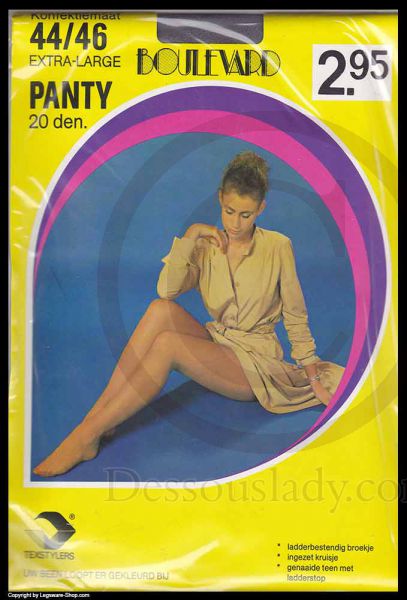 Vintage Boulevard Panty Hose Tights Grey