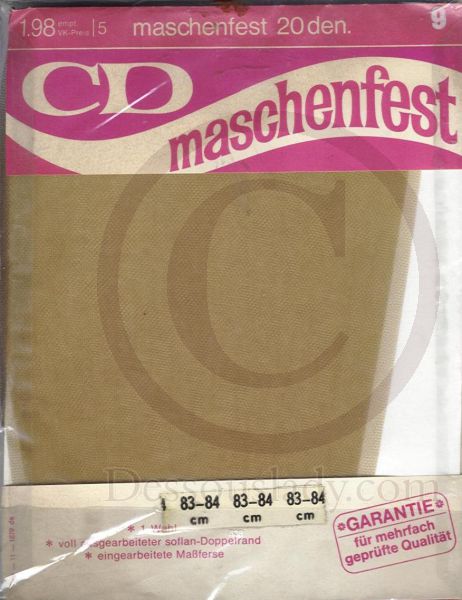 CD alte braune Damenstrümpfe Gr. 9 XL