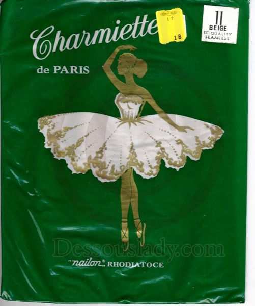 Charmiette de Paris US-Nylonstrümpfe Gr. 11
