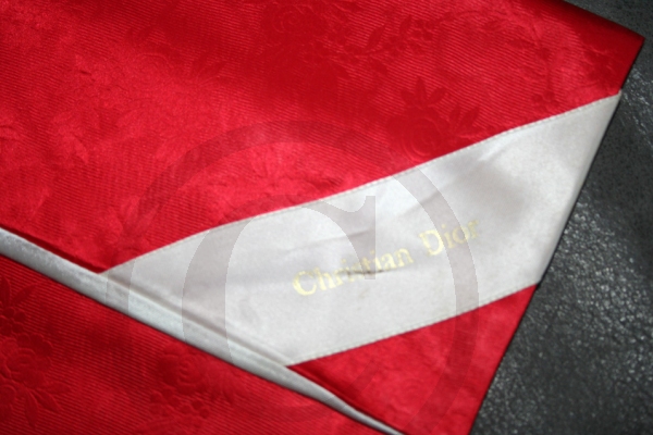 Christian Dior Rote Strumpftasche