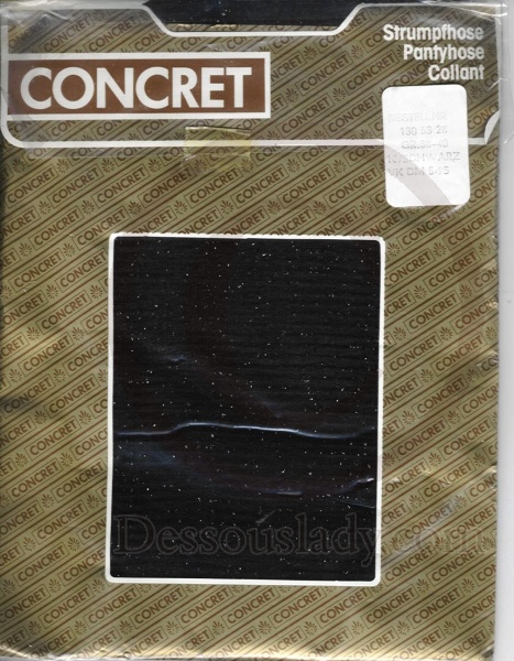 Concret Lurex Glitzernde Strumpfhose Gr. 38-40
