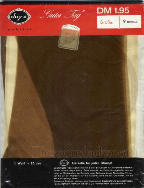 Day-X Guter Tag alte RHT Nylons Gr. 9
