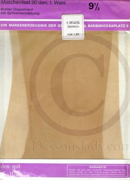 German old Seamless Stockings Sz 9,5 L