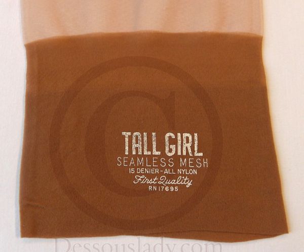 Diana Vintage US Nylonstrümpfe 102 cm RHT Nylons 11,5 XXL