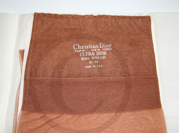 Christian Dior Ultra US Nylon Stockings Sz 9 M