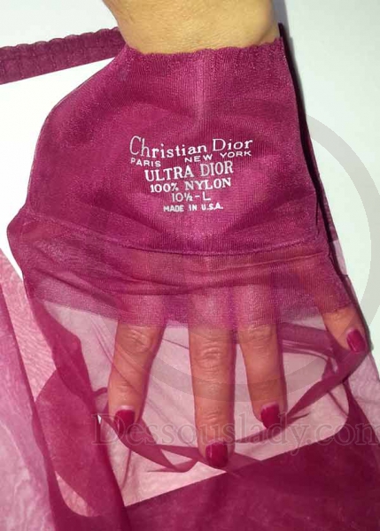 Dior Sandalfoot weinrot Gr 10,5 XXL 90cm